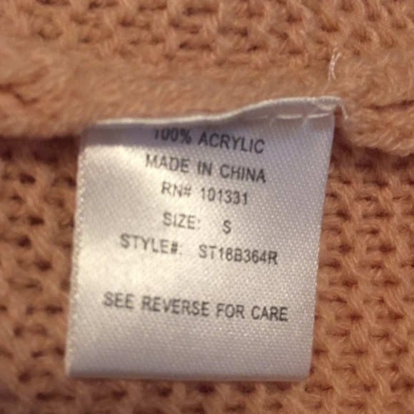 Charlotte Russe lace up v neck knit sweater - Picture 9 of 9